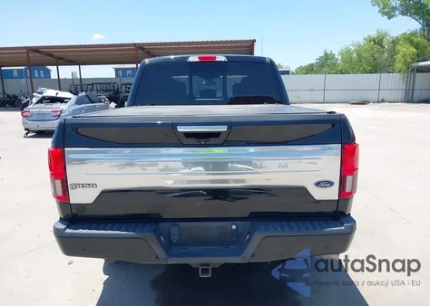 2018 Ford F-150 Platinum z USA, uszkodzony, nr VIN 1FTEW1E56JFC07621